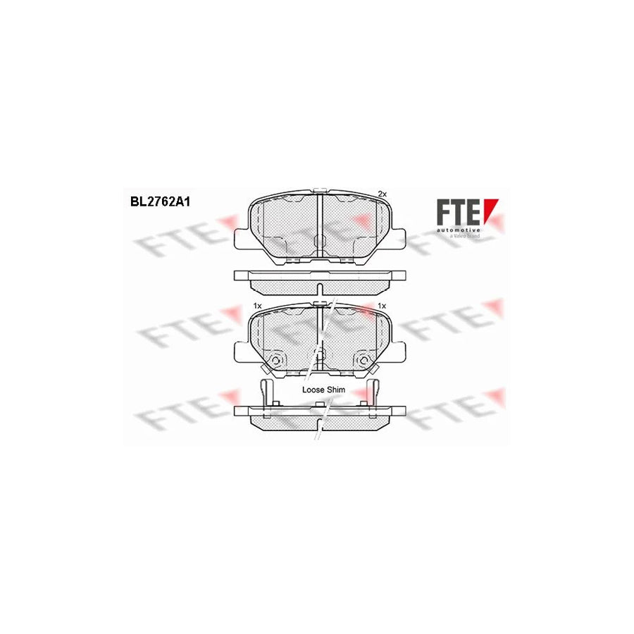 FTE 9010969 Brake Pad Set