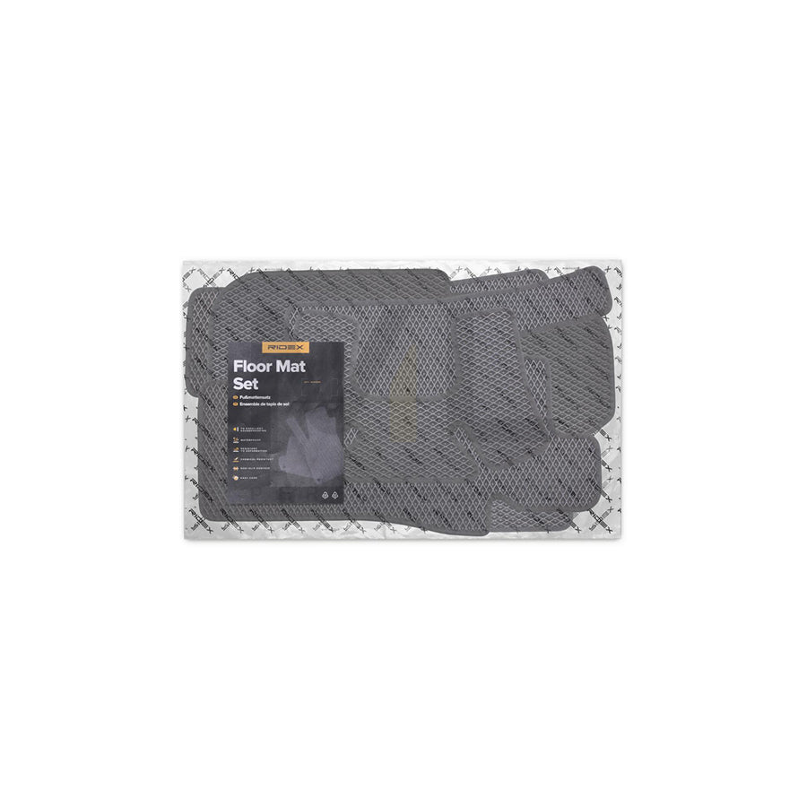 RIDEX 215A0992 Floor mat set for VW Jetta Mk6 (162, 163, AV3, AV2) EVA foam, Quantity: 5, Black