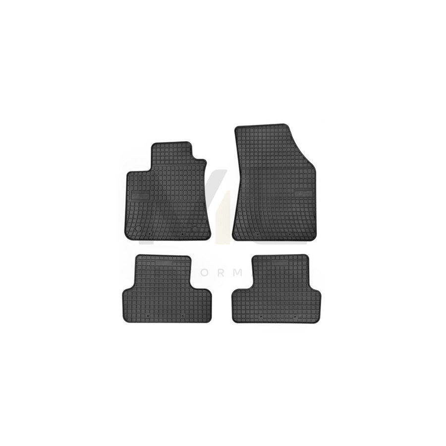 FROGUM Tailored 547181 Floor mat set for RENAULT Megane IV Hatchback (B9A/M/N) Elastomer, Front and Rear, Quantity: 4, Black, (LHD)