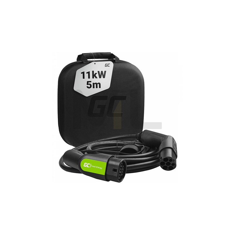 Green Cell EV11 Charging cable Charging coupler type 2, Charging plug type 2, 16A, 11kW, 5m, Phases 3, IP55