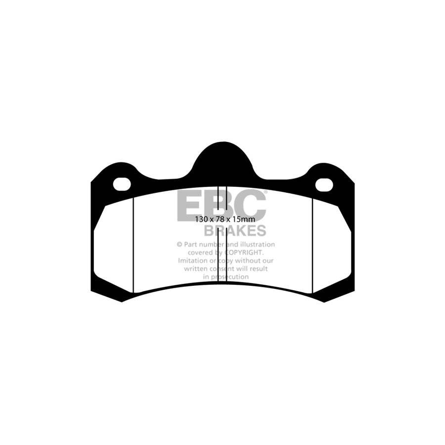 EBC PD13KR426 Holden HSV Vauxhall Yellowstuff Rear Brake Pad & GD Disc Kit - AP Caliper (Inc. E & VXR8) 2 | ML Performance UK Car Parts