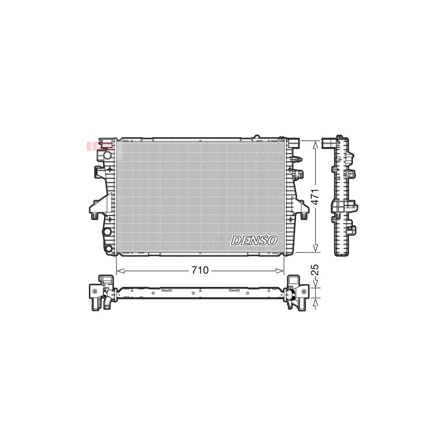 DENSO DRM32039 Engine Radiator