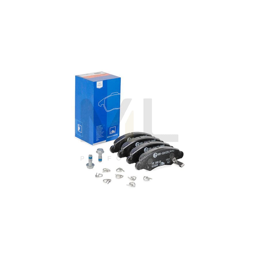 ATE 13.0460-3995.2 Brake pad set with acoustic wear warning, with brake caliper screws, with accessories