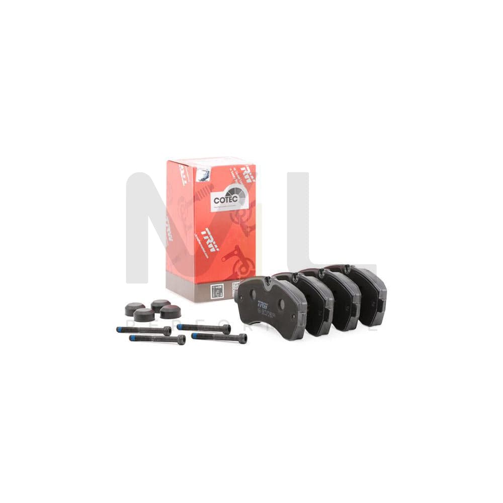 TRW Cotec Gdb1696 Brake Pad Set Prepared For Wear Indicator, With Brake Caliper Screws, With Accessories
