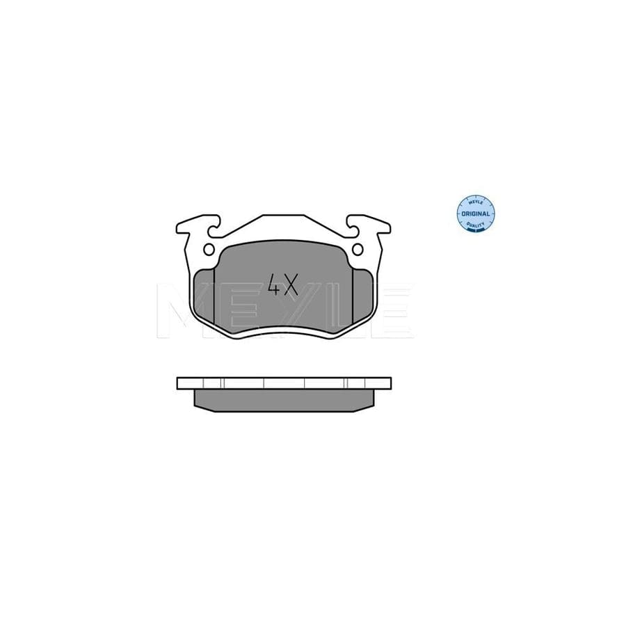 Meyle 025 206 3415 Brake Pad Set