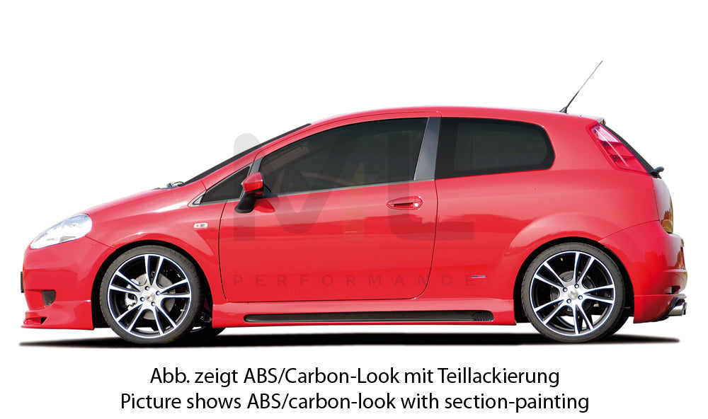 Rieger 00099156 Fiat Grande Punto (199) Side Skirt 2 | ML Performance UK Car Parts