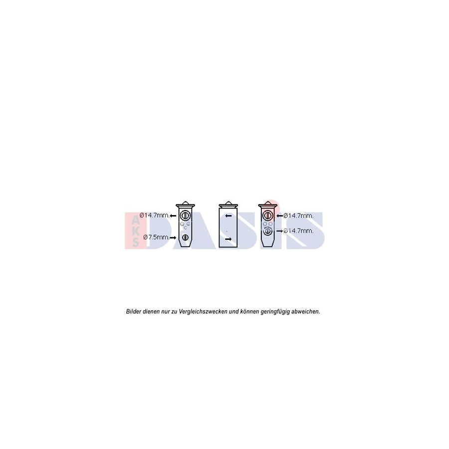 AKS Dasis 840247N AC Expansion Valve for Hyundai Sonata V (Nf)