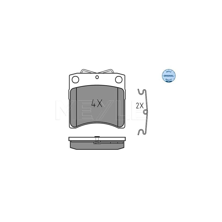 Meyle 025 206 5217 Brake Pad Set For VW Transporter