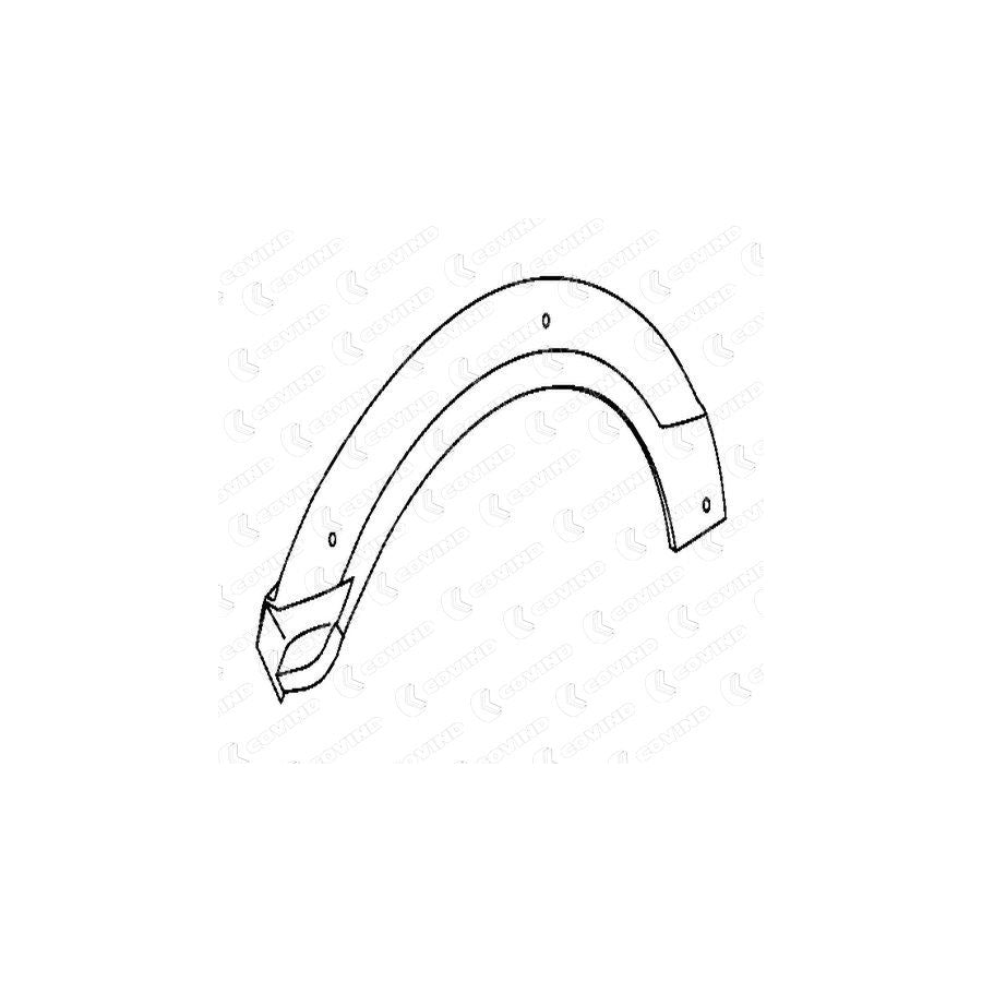 Covind 038/510 Panelling, Mudguard