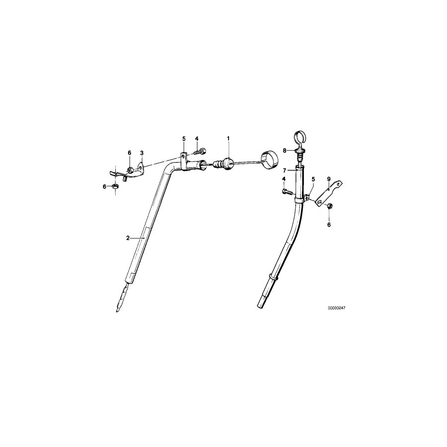Genuine BMW 11431286497 E30 E28 Bracket (Inc. 518i, 316i & 318i)