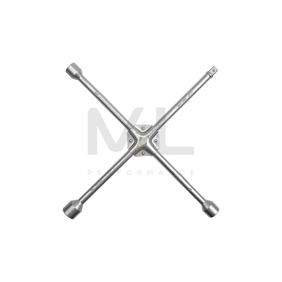 VOREL 57050 Spider wheel brace carbon steel, Spanner size: 24, 27, 32