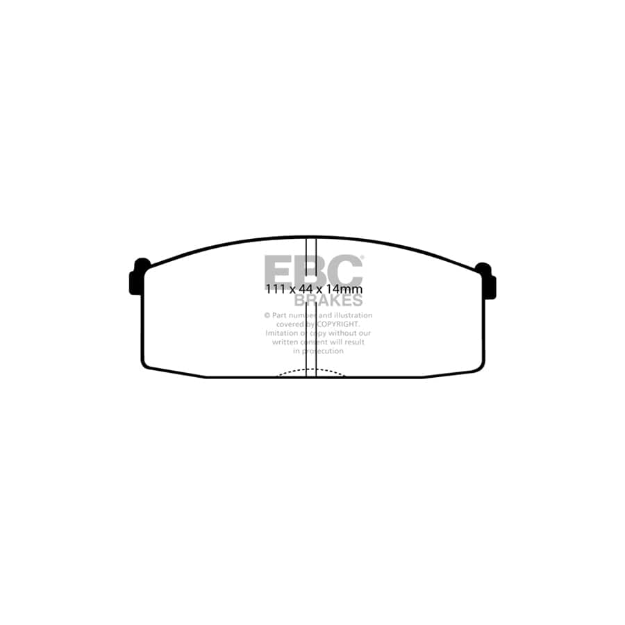 EBC PDKF1395 Nissan Laurel Ultimax Front Brake Pad & Plain Disc Kit 2 | ML Performance UK Car Parts