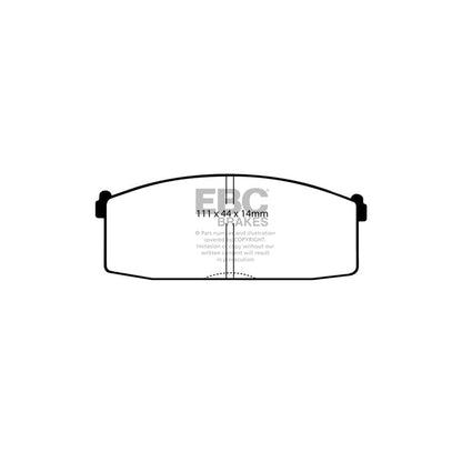 EBC PDKF1395 Nissan Laurel Ultimax Front Brake Pad & Plain Disc Kit 2 | ML Performance UK Car Parts