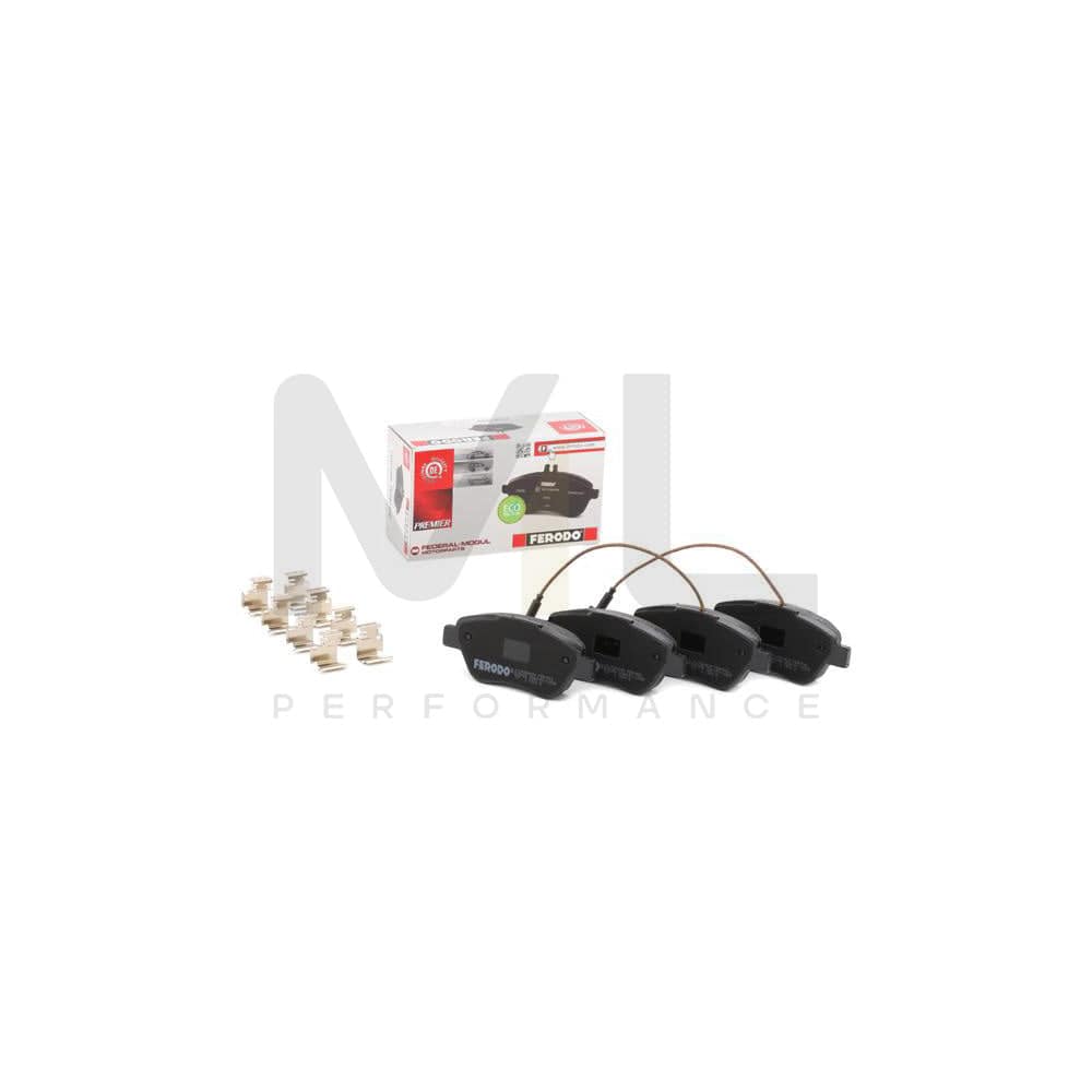 Ferodo Premier Eco Friction FDB1946 Brake Pad Set Incl. Wear Warning Contact, With Accessories