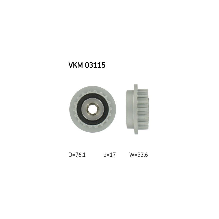 Skf Vkm 03115 Alternator Freewheel Clutch