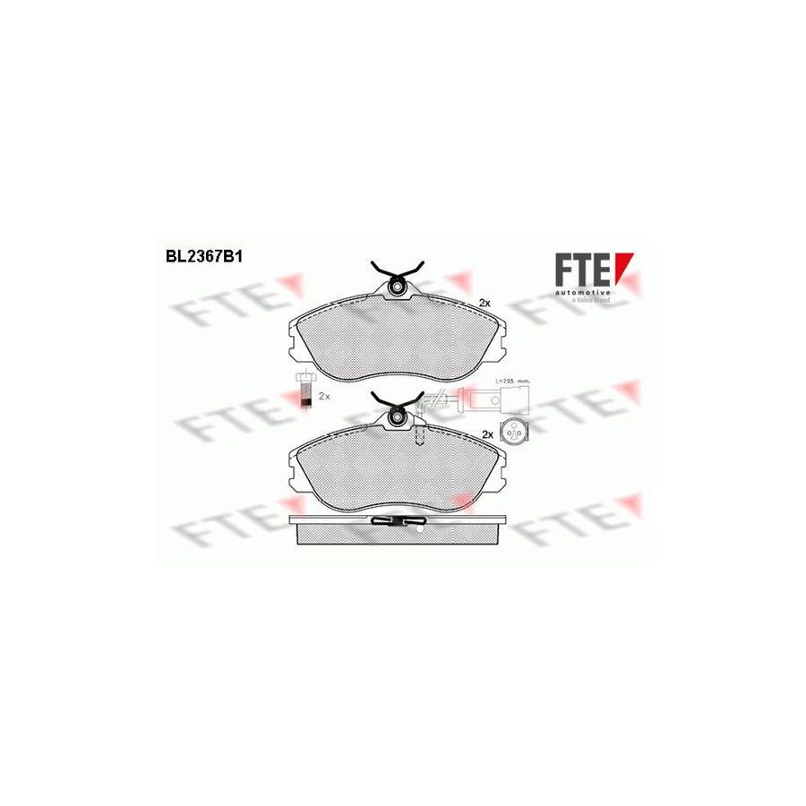 FTE Bl2367B1 Brake Pad Set