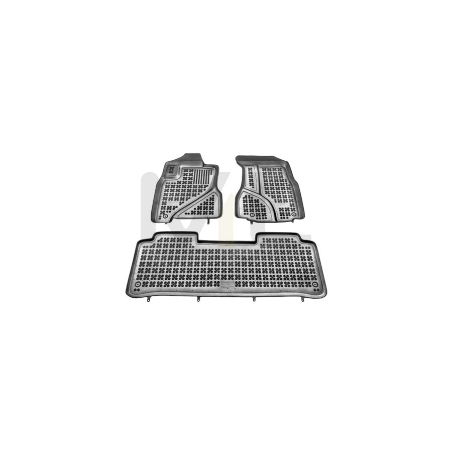 REZAW PLAST Tailored 200912 Floor mat set for HONDA CR-V II (RD) Elastomer, Front and Rear, Quantity: 3, Black