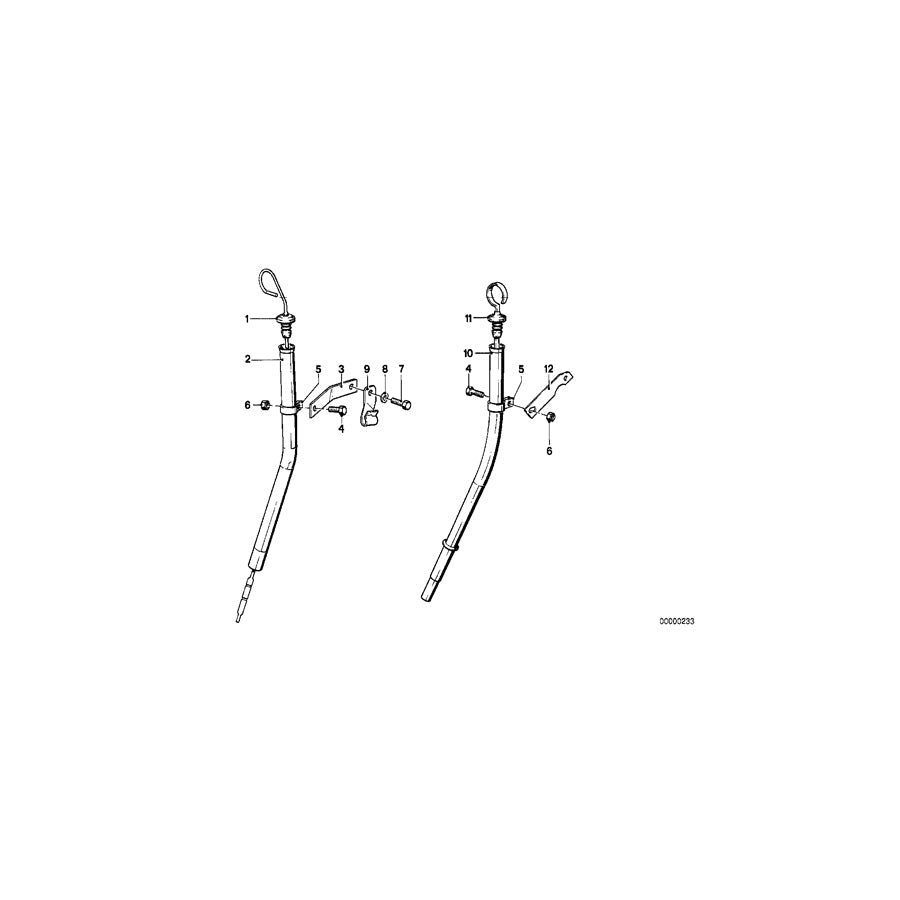 Genuine BMW 11431266325 E21 E28 E30 Guide Tube 14,75 (Inc. 518, 320 & 320i)