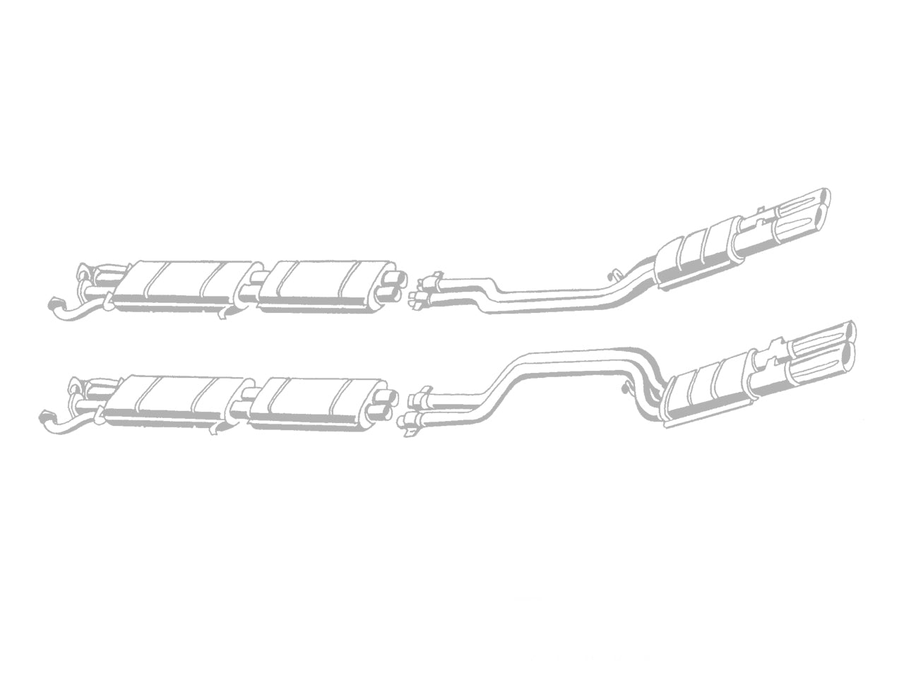 QuickSilver FE016 Ferrari 365 GTC 4 Stainless Steel Exhaust System | ML Performance UK Car Parts