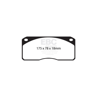 EBC DP4070R Yellowstuff Street and Track Brake Pads 2 | ML Performance UK Car Parts