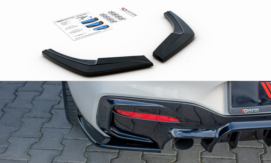 Maxton Design BM-1-F20F-M-RSD3T Rear Side Splitters BMW Series 1 F20 M-Power (Facelift) | ML Performance UK Car Parts
