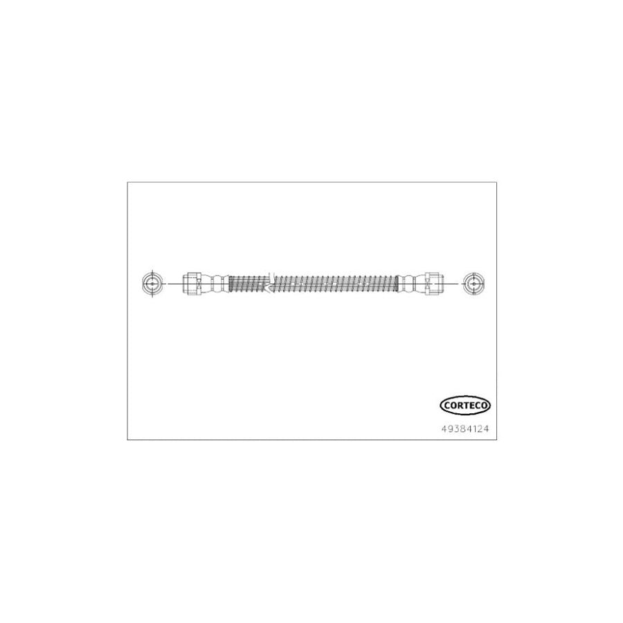 Corteco 49384124 Brake Hose for VW Amarok