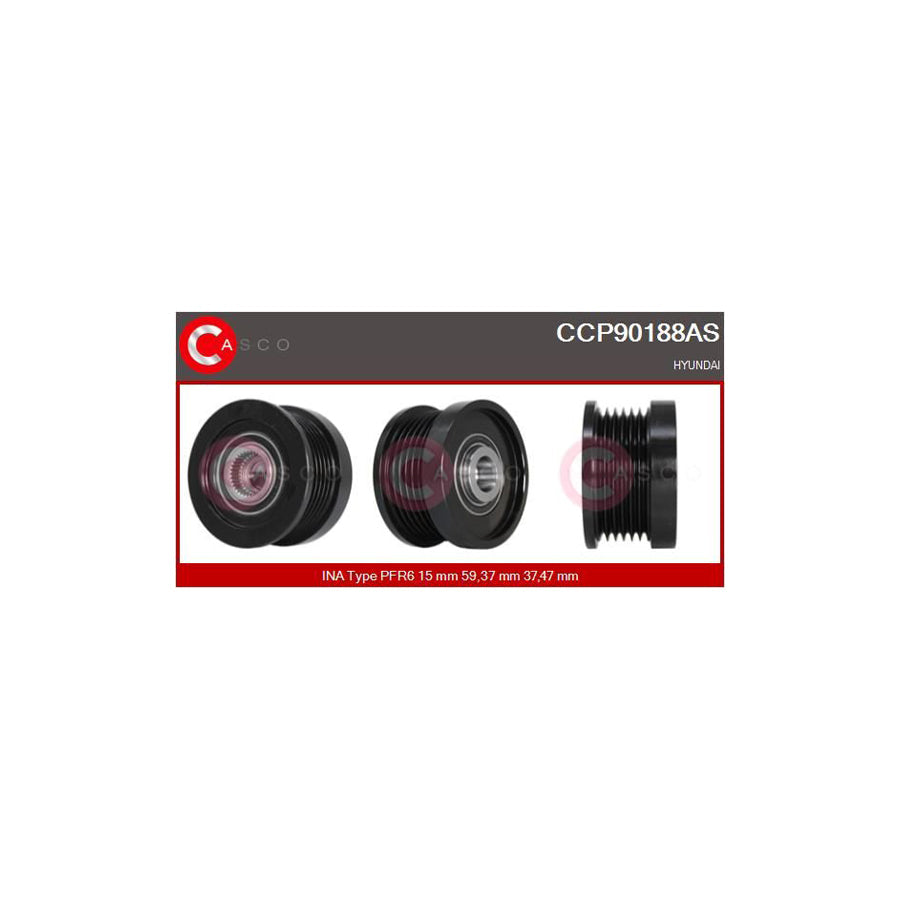 Casco Ccp90188As Pulley, Alternator
