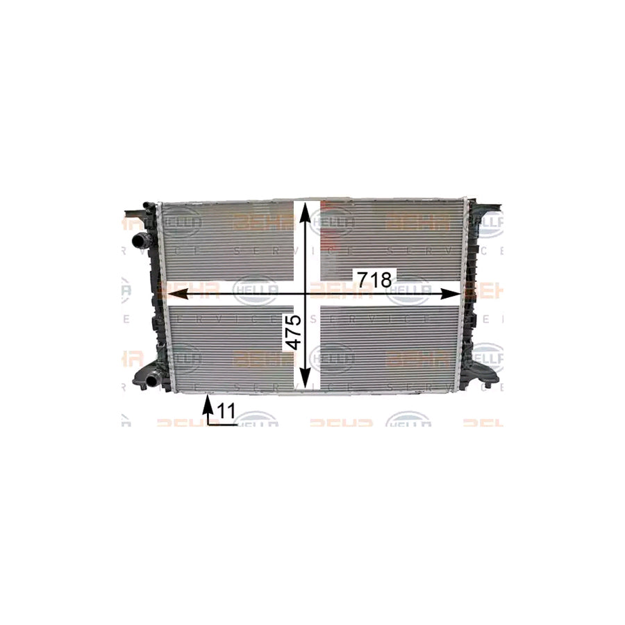 Hella 8MK 376 990-011 Engine Radiator