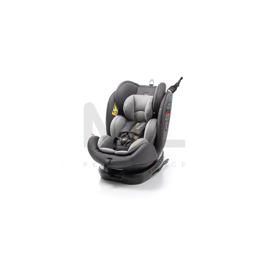 Babyauto 8435593701232 Child car seat with Isofix, Group 0+ / 1 / 2 / 3, 0-36 kg, 5-point harness, Grey, multi-group, Rearward-facing, rotating