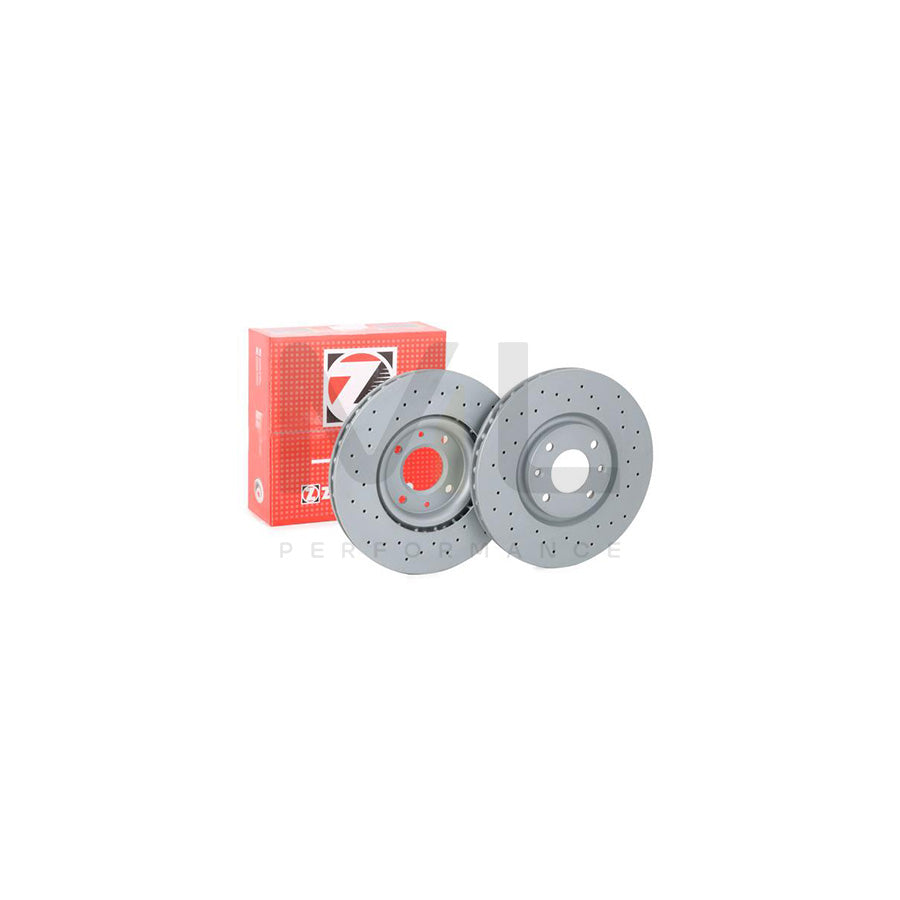 ZIMMERMANN SPORT COAT Z 440.3120.52 Brake Disc Internally Vented, Perforated, Coated  - 1 piece