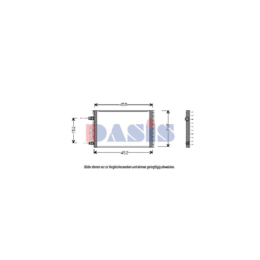 AKS Dasis 546190N Air Conditioning Condenser