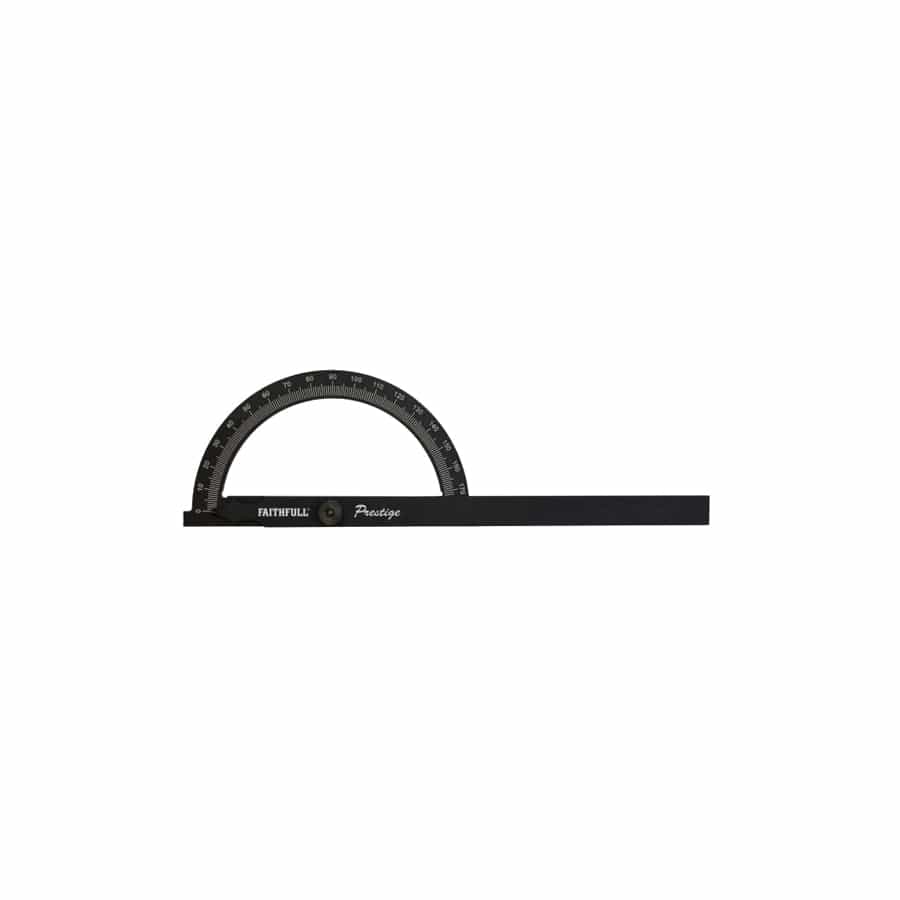 Faithfull FAIGAUGECNC Prestige Angle Gauge Black Aluminium 150 x 270mm