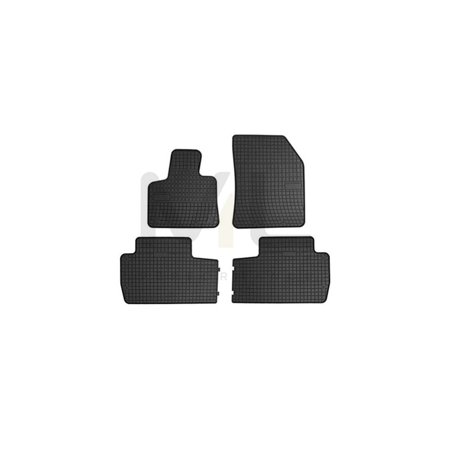 FROGUM Tailored 401624 Floor mat set for PEUGEOT 5008 II Elastomer, Front and Rear, Quantity: 4, Black, (LHD)