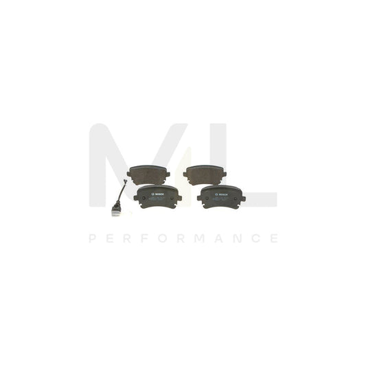 Bosch 0986495094 Brake Pad Set Incl. Wear Warning Contact, With Anti-Squeak Plate, With Mounting Manual