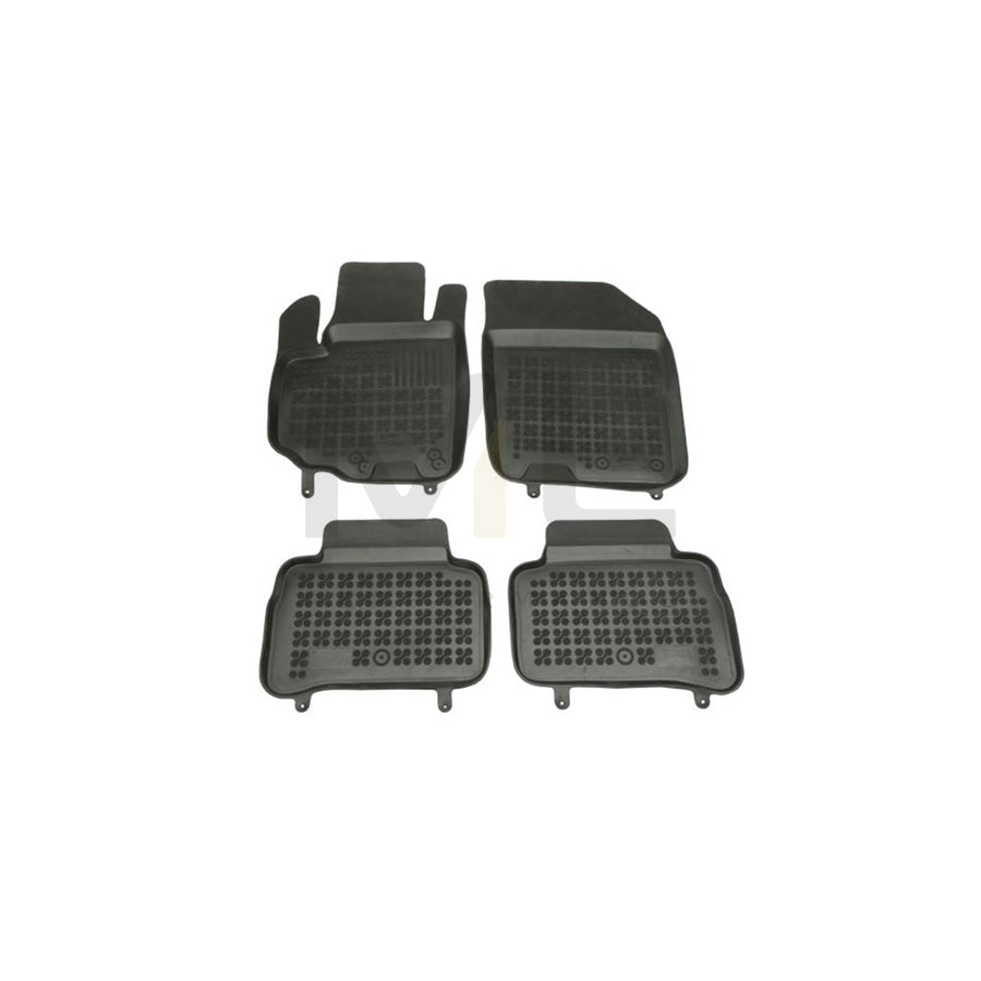 REZAW PLAST 202210 Floor mat set for SUZUKI Vitara IV Off-Road (LY) Elastomer, Front and Rear, Black