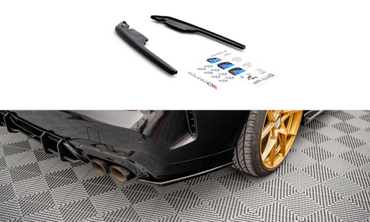 Maxton Design BM-2-44-M-RSD1T Rear Side Splitters BMW Series 2 M235i Gran Coupe F44 | ML Performance UK Car Parts