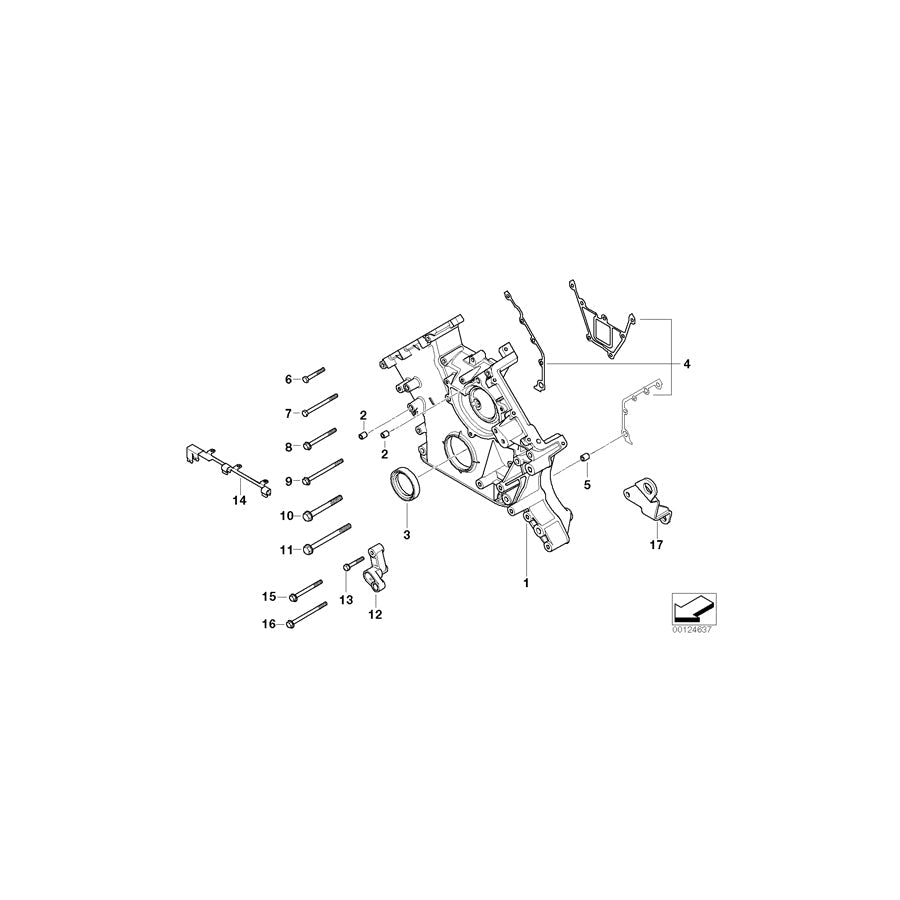Genuine BMW 11148025819 E52 Holder (Inc. Alpina V8)