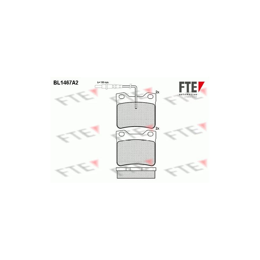 FTE Bl1467A2 Brake Pad Set