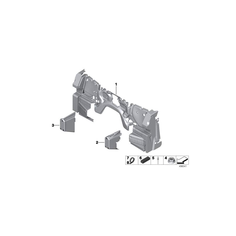 Genuine BMW 51488424880 Heat Protection BULKHEAD (Inc. M6 GT3)