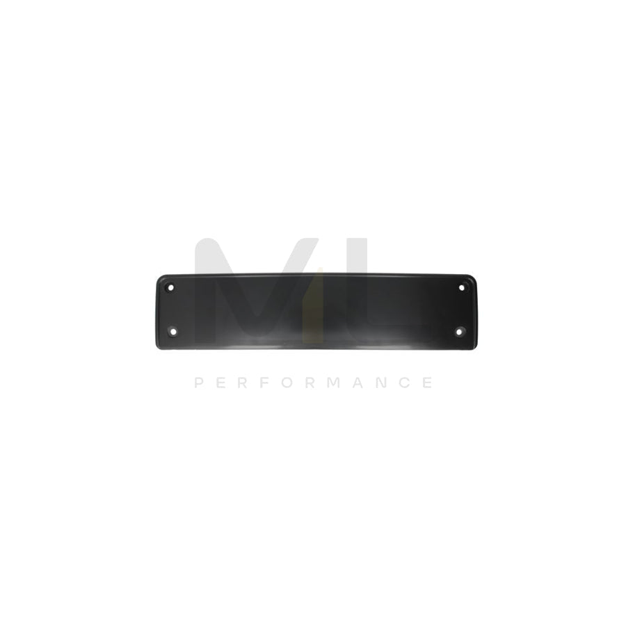 BLIC 6509-01-9524920P Number plate holder for VW GOLF Front, Black, frameless