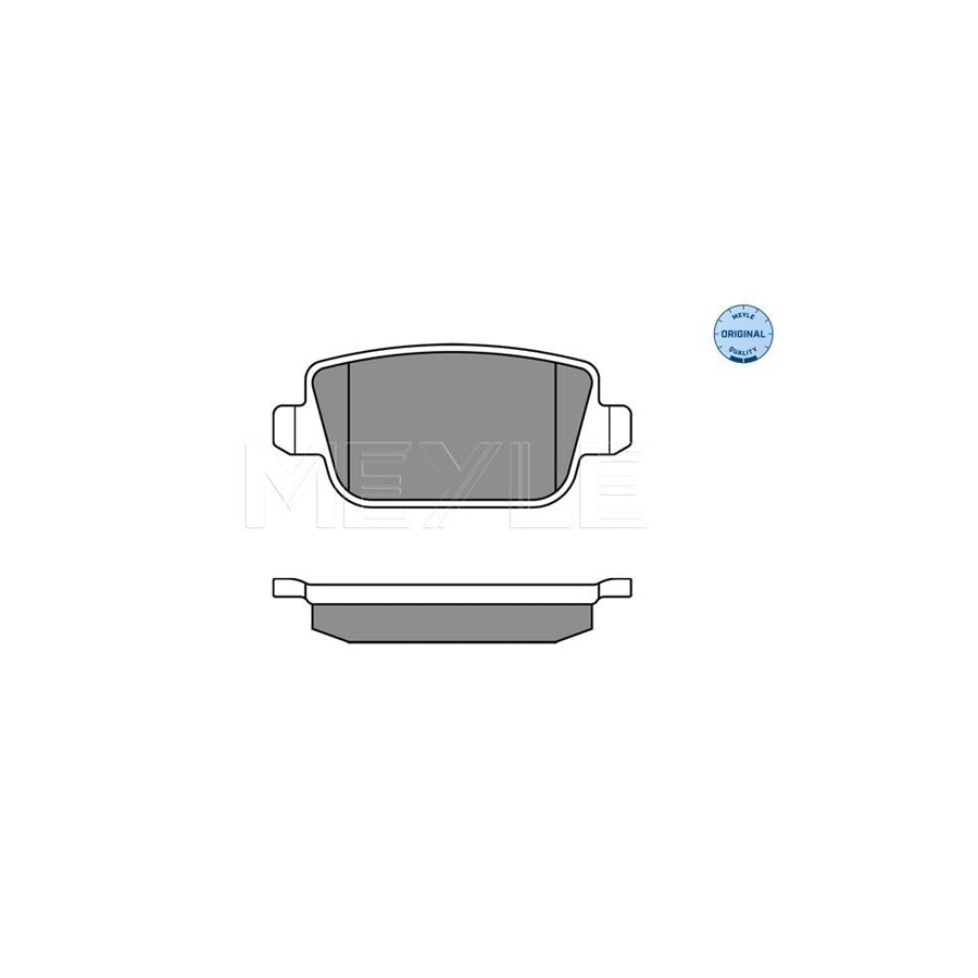 Meyle 025 245 3715 Brake Pad Set
