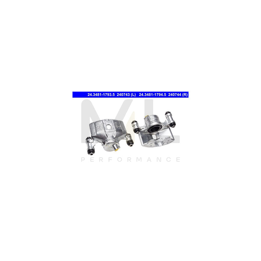 ATE 24.3481-1794.5 Brake Caliper for TOYOTA Starlet V Hatchback (P90) without holder