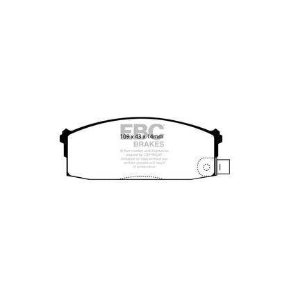 EBC DP526 Nissan Stanza Ultimax Front Brake Pads 2 | ML Performance UK Car Parts