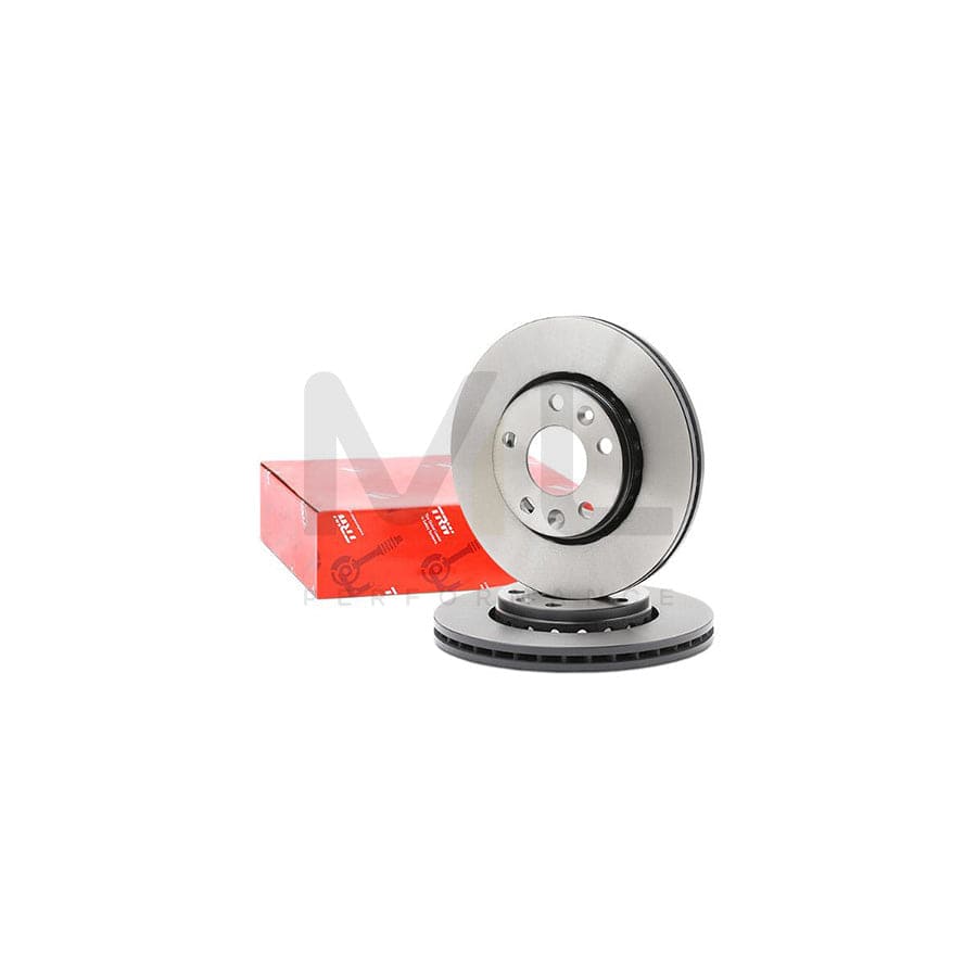 TRW DF6072 Brake Disc Vented, Painted  - 1 piece