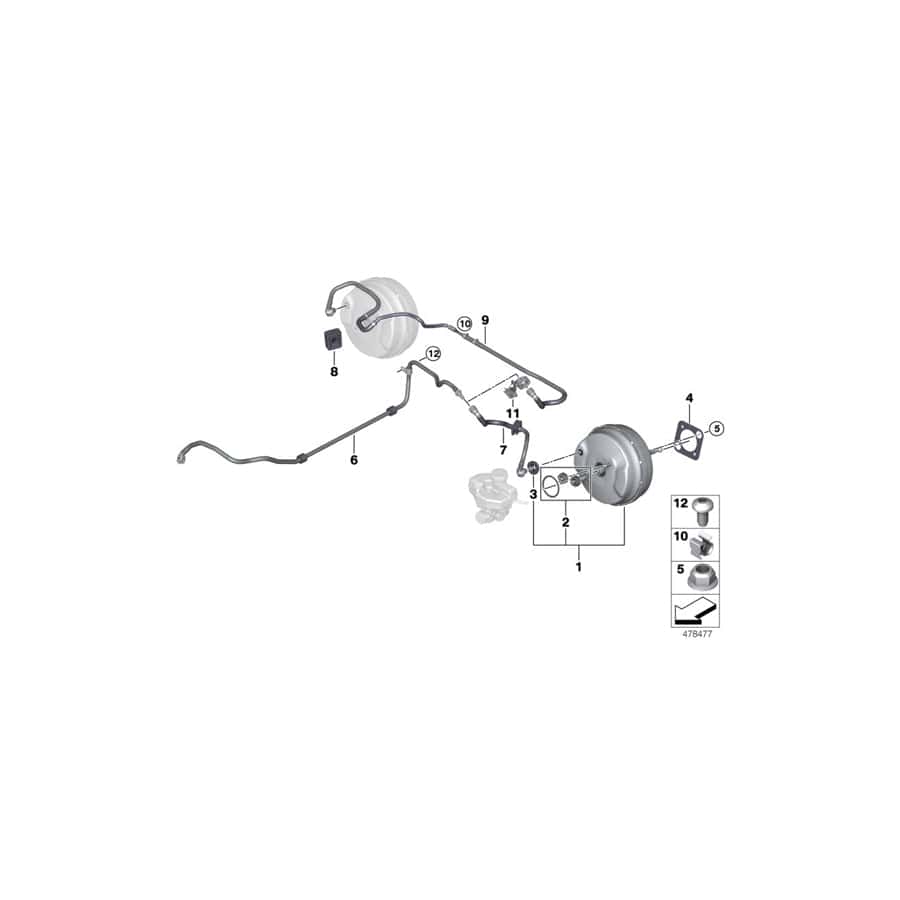 Genuine BMW 11667578824 RR11 EWB G12 Holder (Inc. Phantom EWB, Cullinan & Phantom)