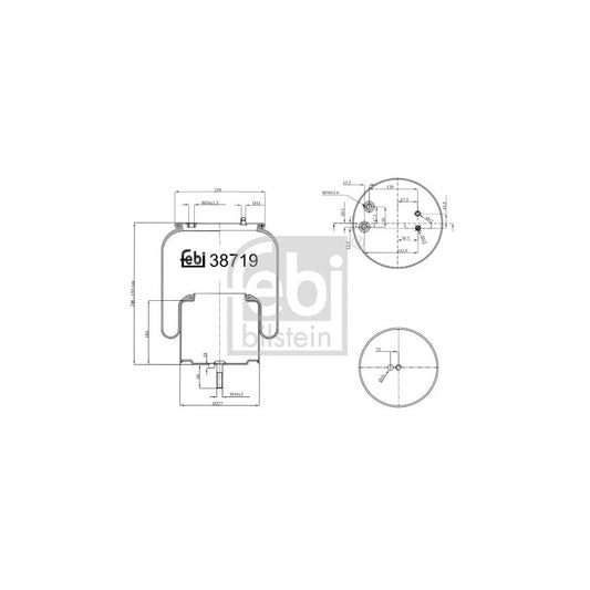 Febi Bilstein 38719 Boot, Air Suspension