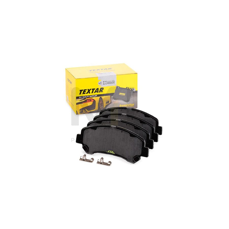 TEXTAR 2520201 Brake pad set incl. wear warning contact