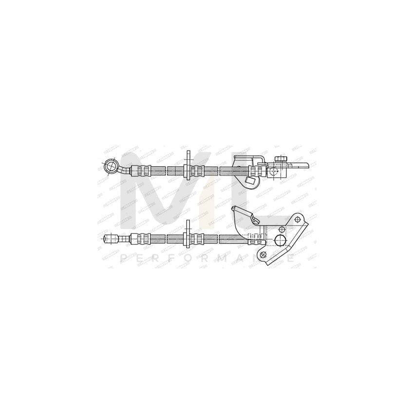 Ferodo FHY3230 Brake Hose for Honda Jazz 547mm, Ø10