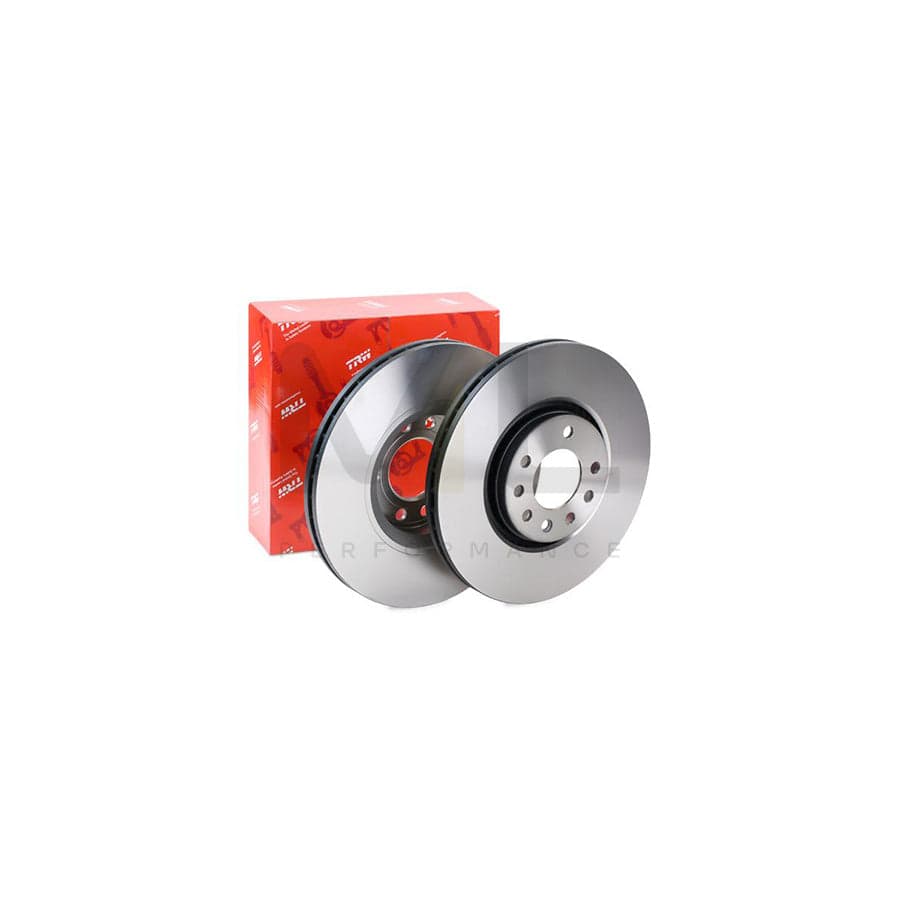 TRW DF4246 Brake Disc Vented, Painted, High-carbon  - 1 piece