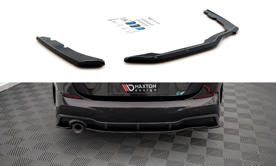 Maxton Design BM-2-44-MPACK-RSD1T Rear Side Splitters BMW Series 2 Gran Coupe M-Pack F44 | ML Performance UK Car Parts